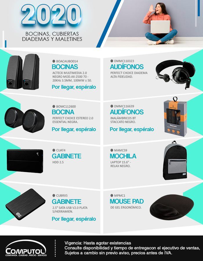 computolmx's tweet photo. ¡Saca el mayor provecho de tus equipos! 💻
En COMPUTOL encontrarás los mejores accesorios y al mejor precio. 🖱️ ⌨️ 🖨️ https://t.co/njFNTwJCzf