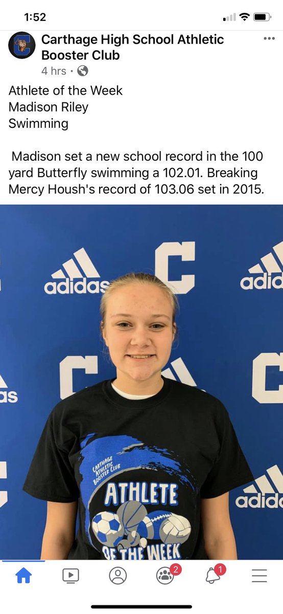 mdholderbaum23's tweet photo. Congratulations Madison! New CHS record too! https://t.co/Pfs5WbMrXx