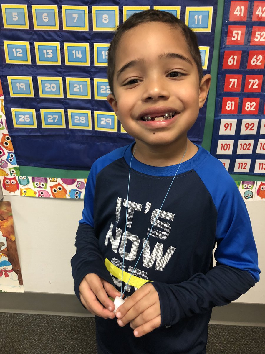Someone is super excited about losing his first tooth! #teambce