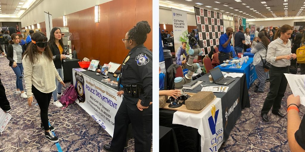 WCC_Warren's tweet photo. Warren Central and Walker Career Center students got a glimpse in to a variety of career fields today at the S.T.E.M and Professional Trade Show!  #WarrenWill #WCCFollowYourPassion https://t.co/Q6g0DMsMxX
