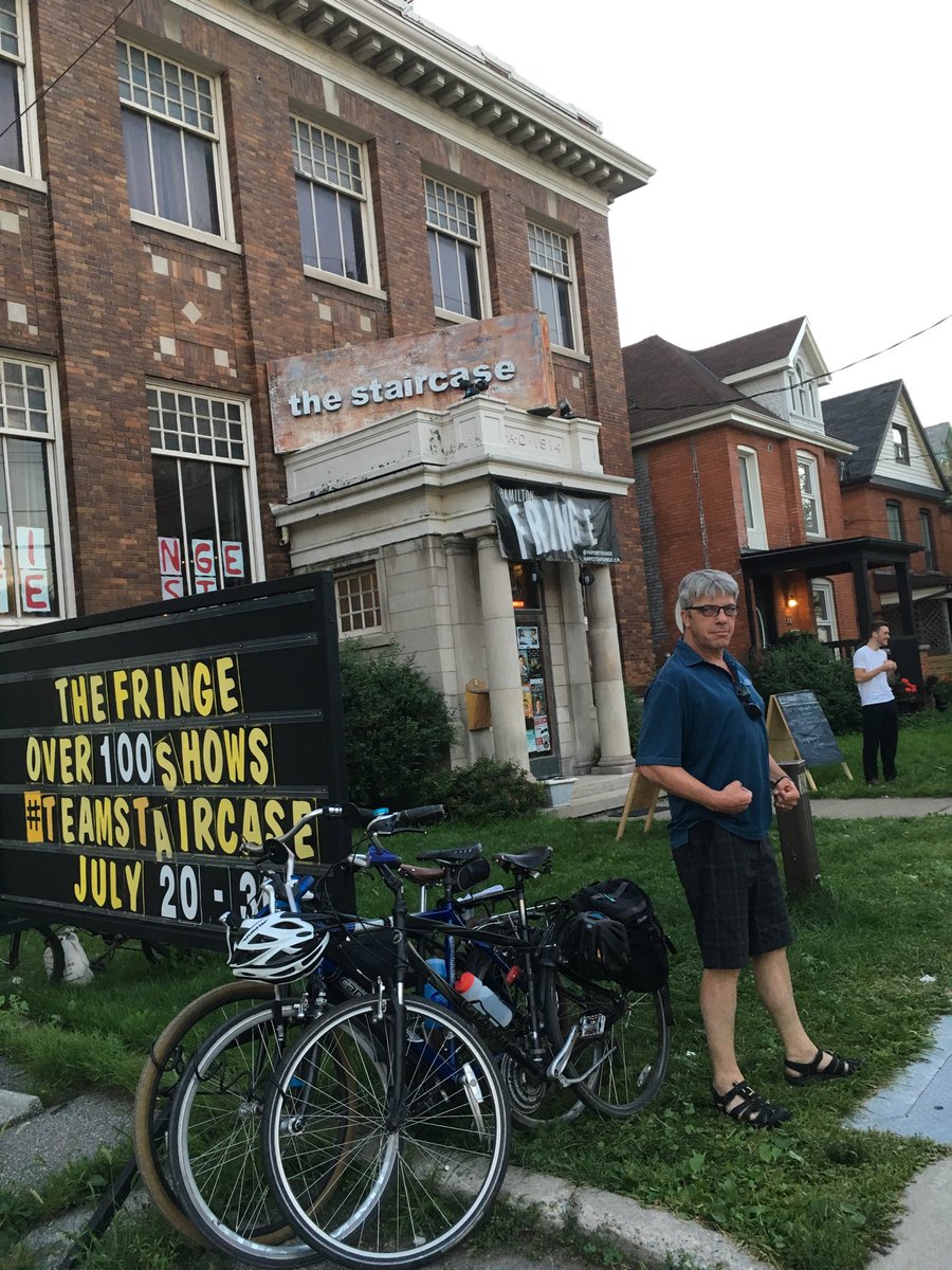 JackieLodder's tweet photo. Love cycling into Hamilton for important events #TellEstherHowWeCycle https://t.co/UGKnJd8hqk