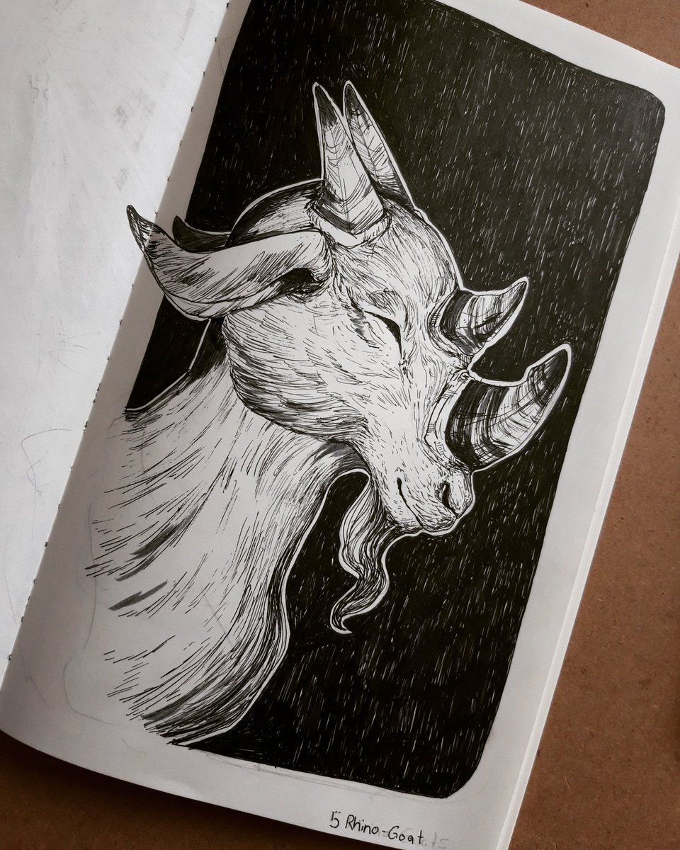 sawade__'s tweet photo. #rhinogoat #creatuanary2020 https://t.co/8aYEroK9ON