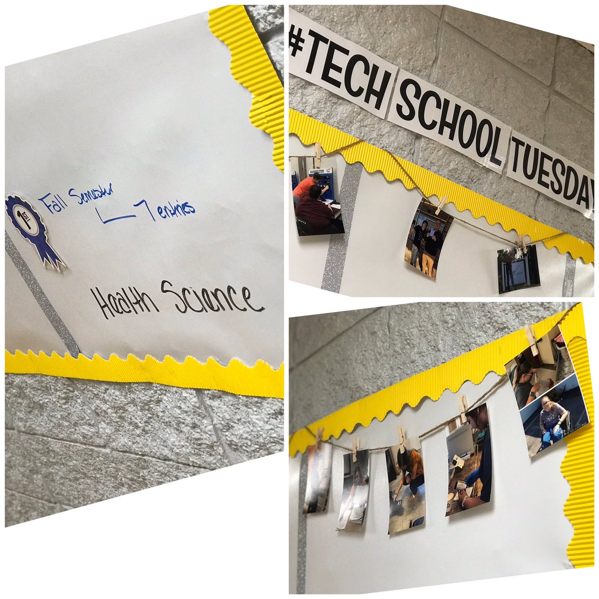 AlainaLancaste4's tweet photo. Starting our next semester of #TechSchoolTuesday post Health Science takes the lead....let’s see what this semester holds in competition between our programs! https://t.co/gtAMv7G7Ej