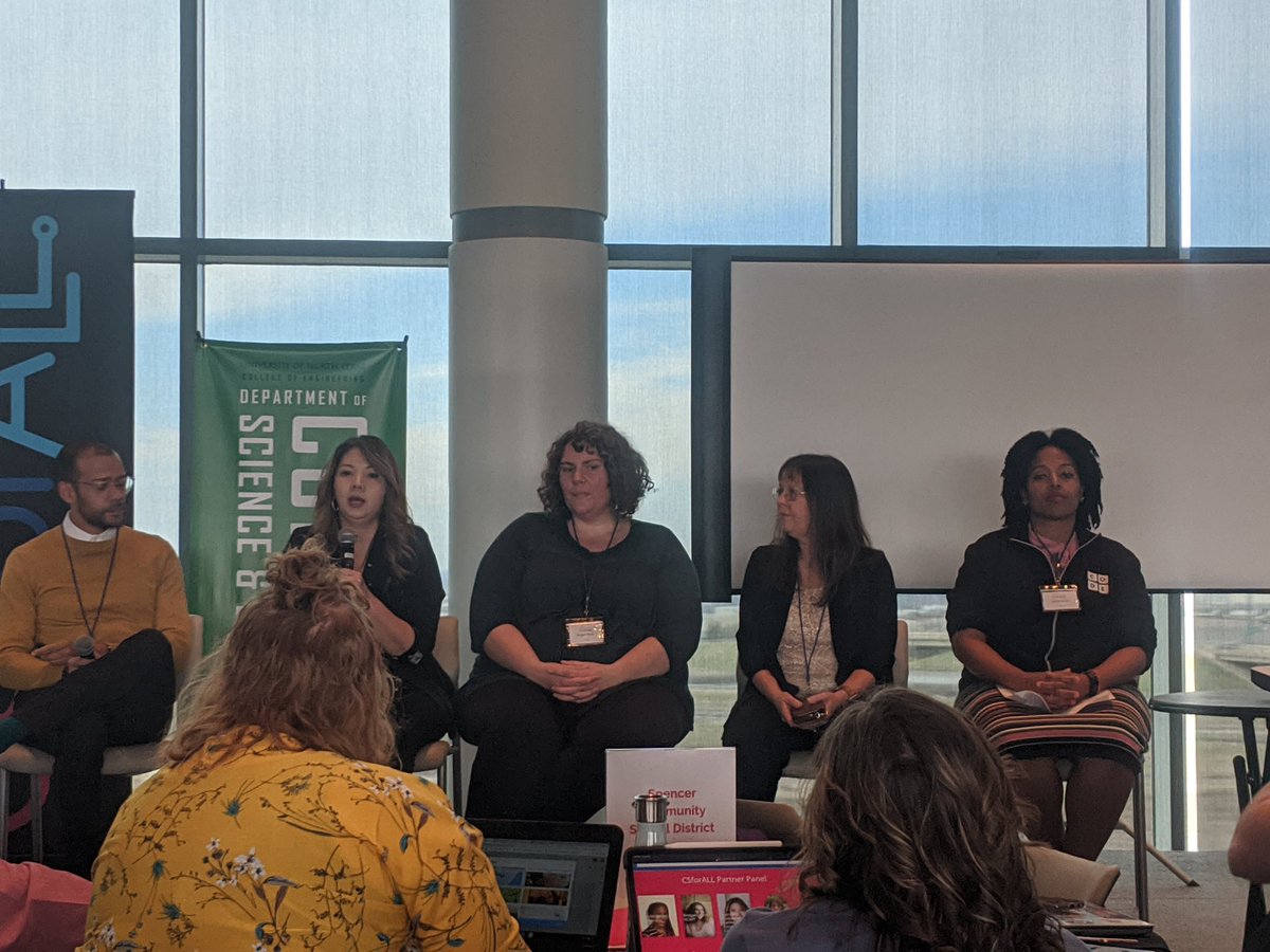 dahlbys's tweet photo. Panel of CS queens ♥️♥️♥️ #CSforAll #SCRIPTSymposium https://t.co/5LcCdIEAgO