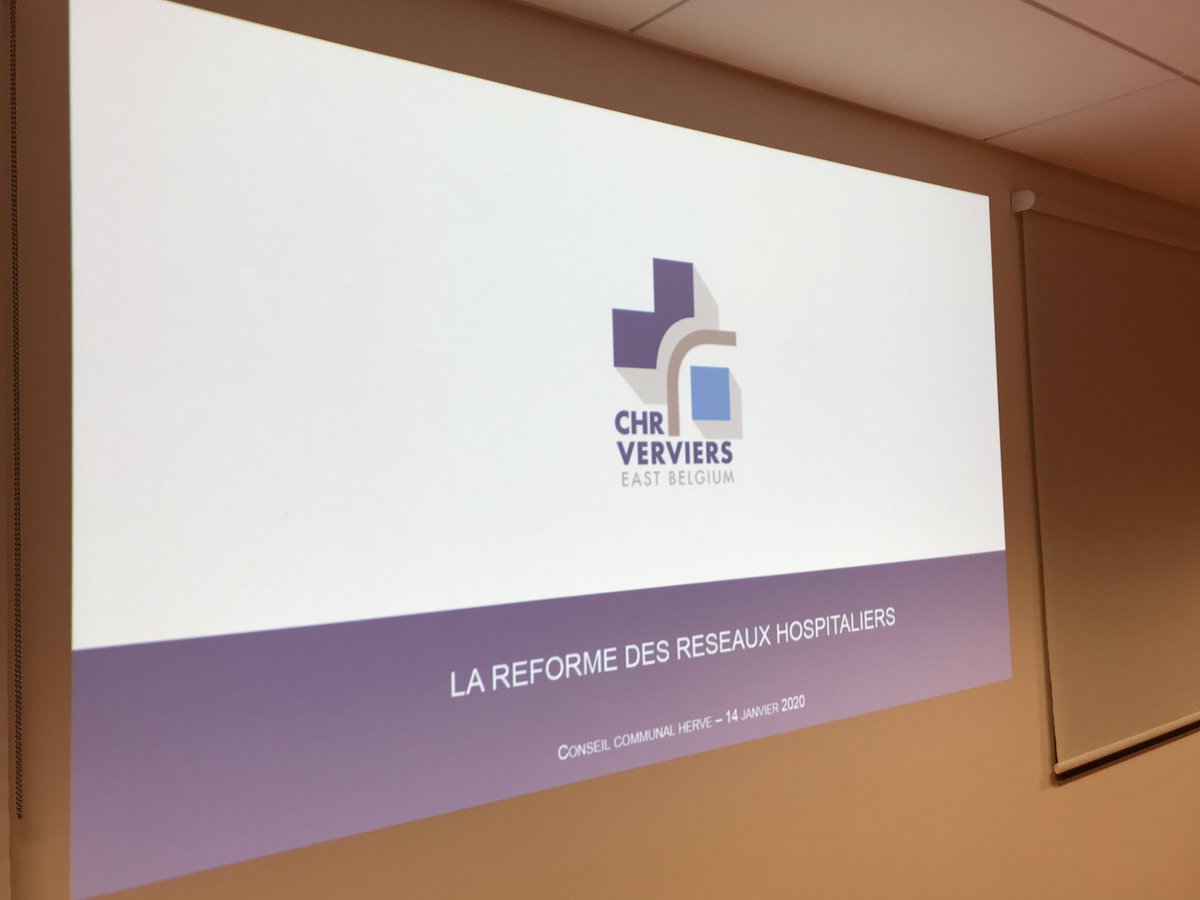 stlefebvre's tweet photo. Présentation de la réforme des #réseaux hospitaliers aux structures politiques communales...merci à la ville de #Herve pour son accueil et son intérêt pour le sujet #hôpitaux #santé #communes @MM_Schyns @PYJeholet @CHRVerviers https://t.co/9qvR3ypSRB