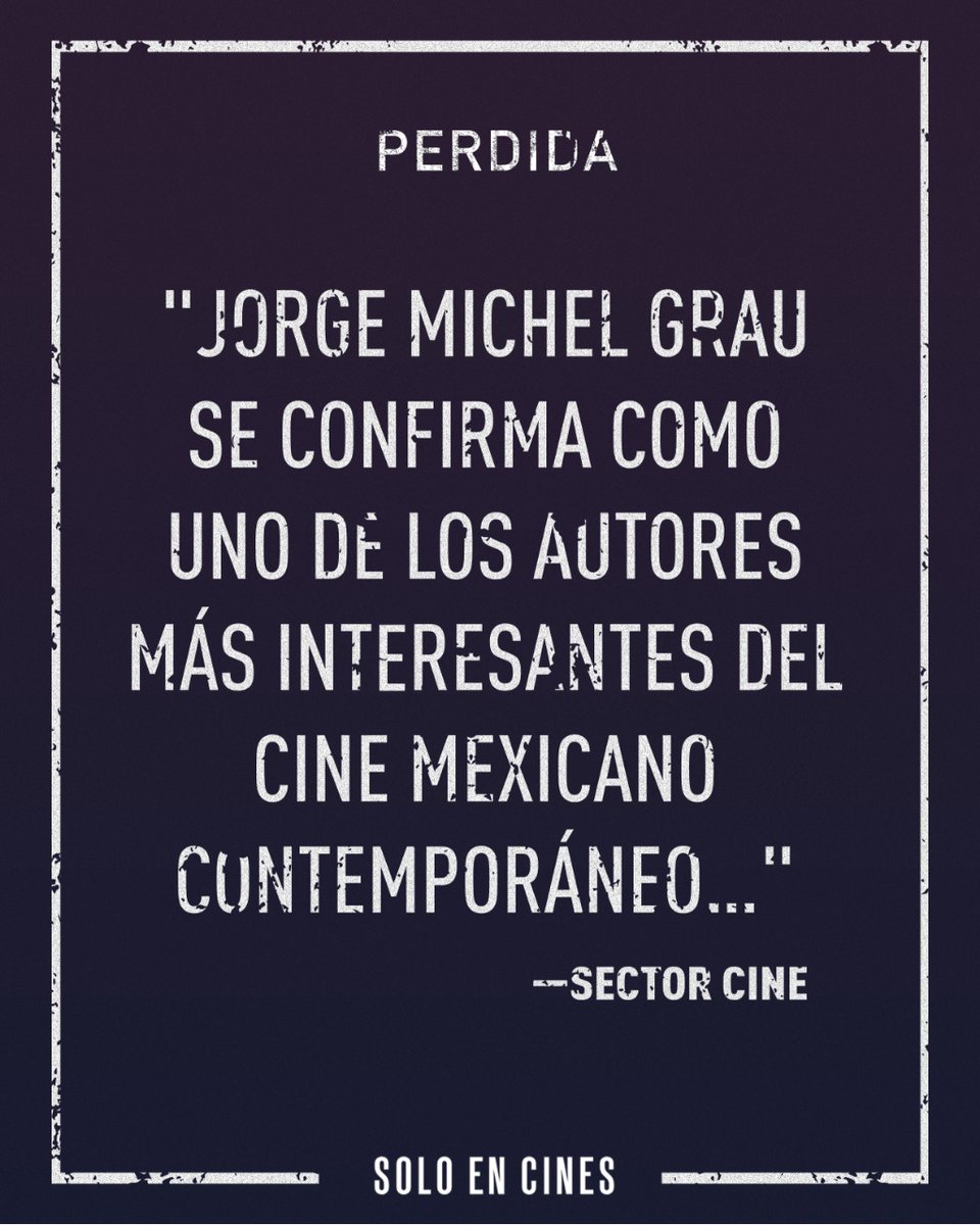 PeliculaPerdida's tweet photo. ¿Y tú ya viste #PERDIDA? ¡Compártenos tu opinión! https://t.co/tbkmHIX61o