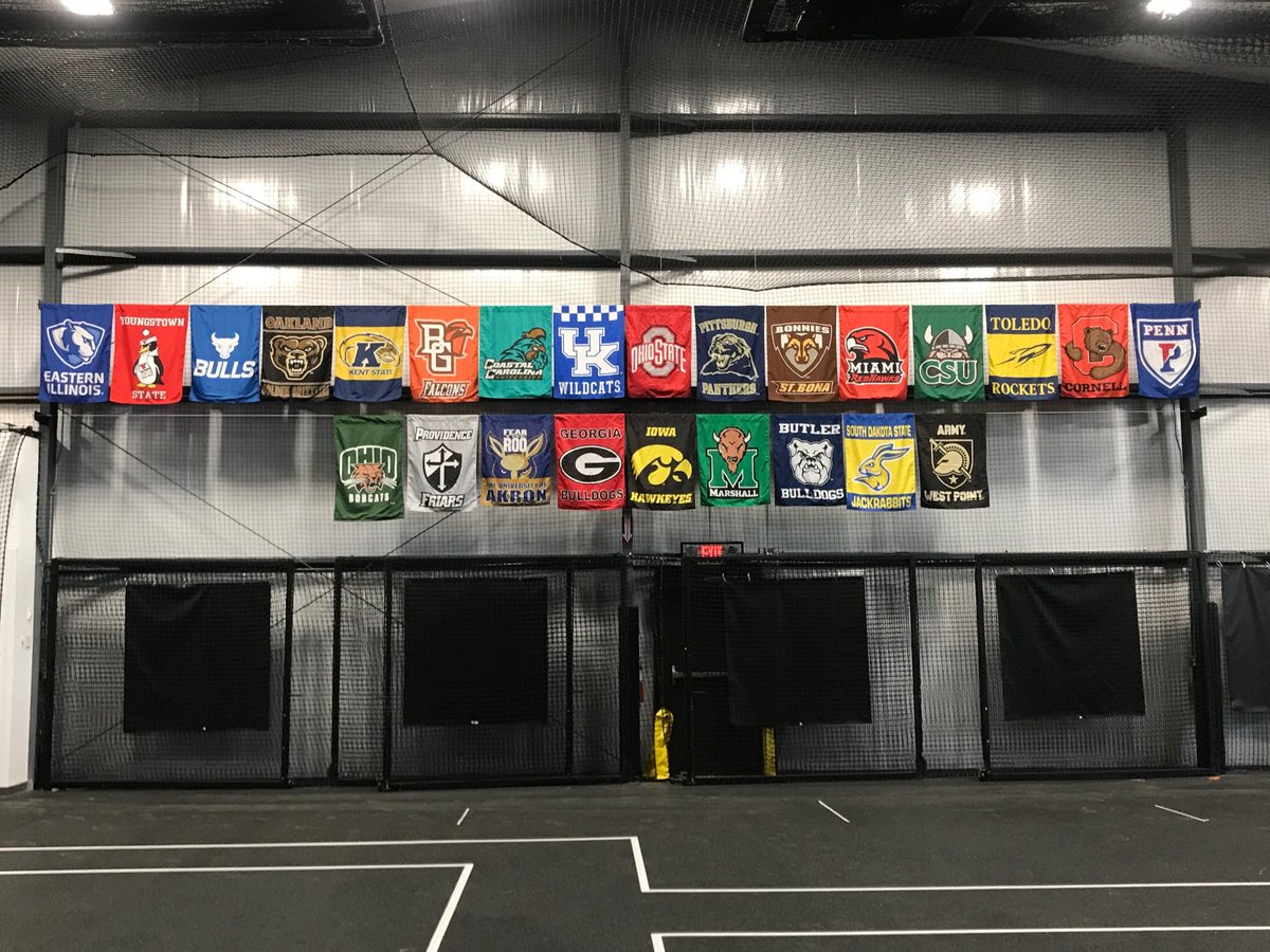 We’ve added some color to our facility - Our NCAA Division I banners are up. We’ve been so blessed to work with amazing athletes over the years. Division II and III banners coming soon!

#WorkHard #DreamBig