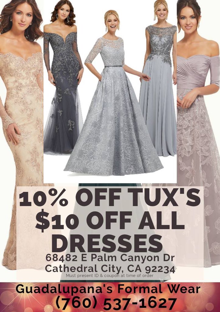 CCHSevents's tweet photo. Need a dress or suit  for winter ball? Check out the deals at Guadalupana https://t.co/pHR3ksZneM