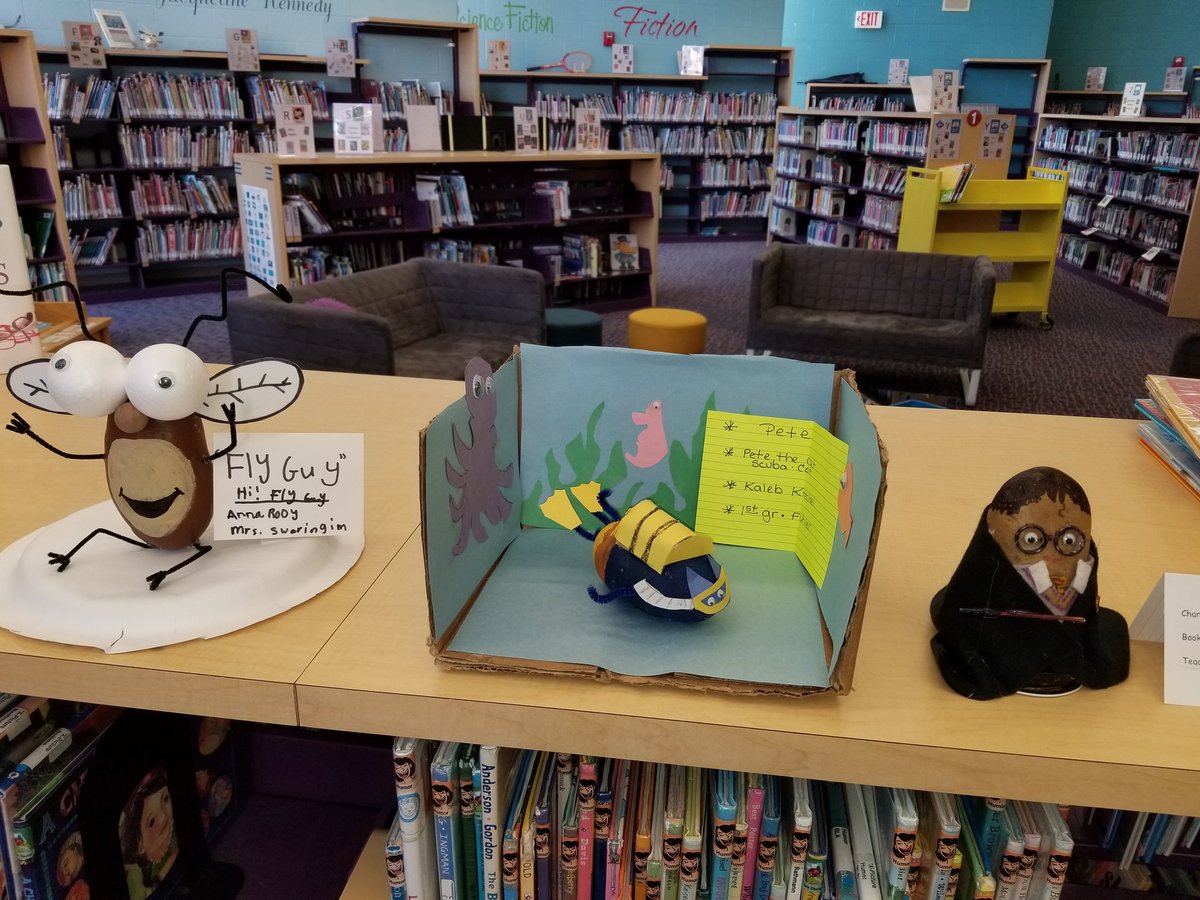 Central_LC's tweet photo. Fun with potato book characters! #celearns #inthelc https://t.co/Qf0afYtLwg