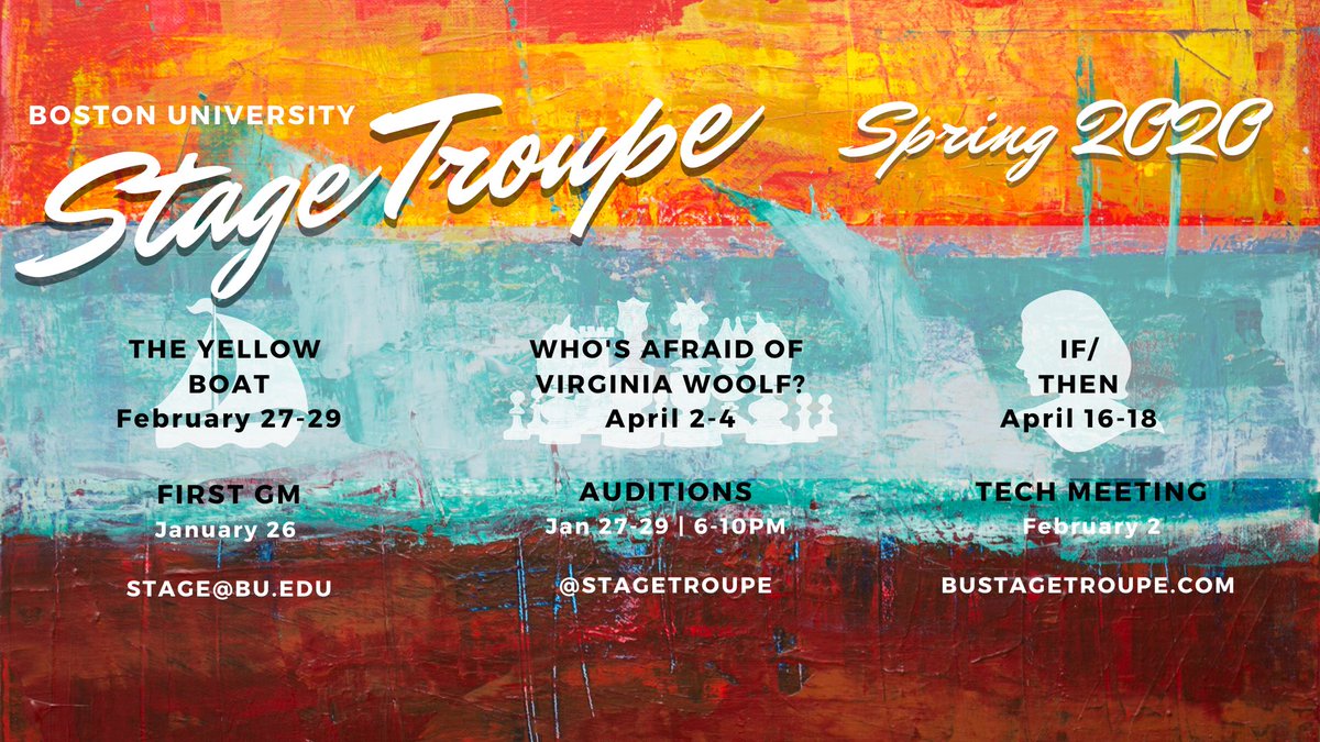 StageTroupe's tweet photo. Who’s ready for the Spring 2020 season?! 🤩 https://t.co/6A4Ab1tJIg