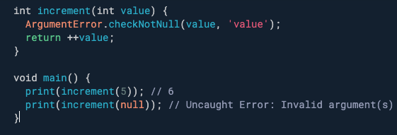 kate_sheremet's tweet photo. #DartTip
Are you developing Flutter/Dart libraries and would like to check that your API is used correctly and with non-null arguments? You can use ArgumentError.checkNotNull
#flutter #dartlang #flutterdev
https://t.co/JfDHt5gYKC https://t.co/G0GruQlNKX
