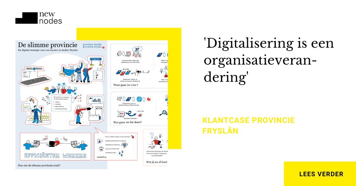 Klantcase: realisatie Digitale Strategie voor de <a href="/provfryslan/">Provincie Fryslân</a> om de kansen die #digitalisering biedt te pakken. Meer weten?  newnodes.nl/digitale-strat…