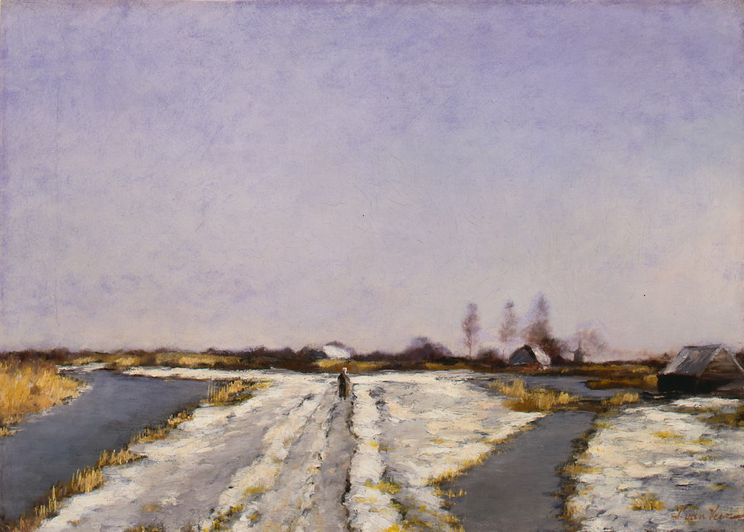 FryeArtMuseum's tweet photo. It sure is chilly out there! But the Museum is open for all your snowy day art needs. If the Museum closes or we have to cancel programs, we will update you here as well as on https://t.co/cM6FlTksZP. 
[Pieter van Veen. First Snow, ca. 1914. Gift of Charles &amp; Emma Frye,1952.179.] https://t.co/ztjkrSALW3