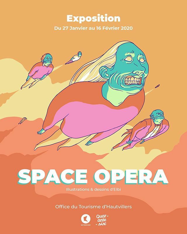 elbidesign's tweet photo. [Exposition]
Retrouvez ma nouvelle expo
SPACE OPERA pour sa première représentation à l’office du tourisme de Hautvillers, à partir du 27 Janvier🖖🏻
Je vous tiens au jus !
.
.
#exposition #exhibition #soloshow #spaceopera #illustration #art #reims #french… https://t.co/xbKhJqsPUq https://t.co/HbgoFVAZd1