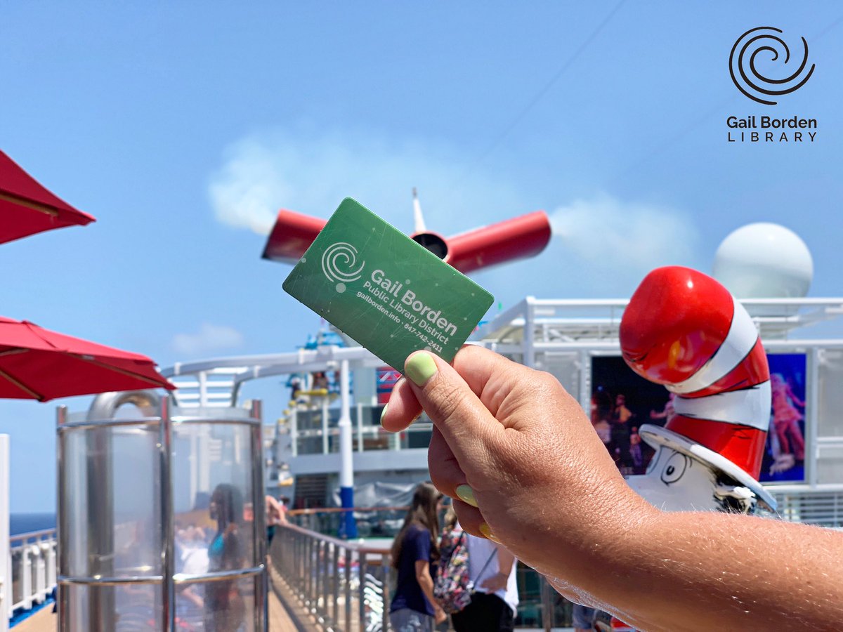 gailbrdnlibrary's tweet photo. βFrom there to here, from here to there, funny things are everywhere.β #DrSeuss
Our #TravelingLibraryCard had a blast on a Dr. Seuss-themed cruise! Where has your #gbTravelingLC visited?
#TravelTuesday https://t.co/c0Gg5UMv5q