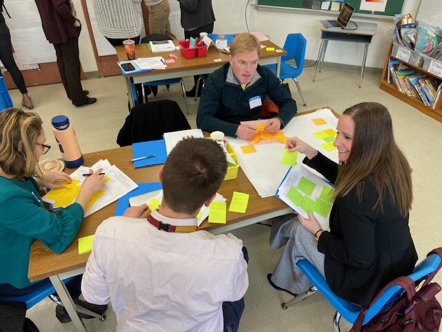 usm_smp's tweet photo. What a turnout of educators for our Waterboro Learning Visit on MTSS! A powerful group of smart, committed, educators. https://t.co/F8wvJ1z2NI