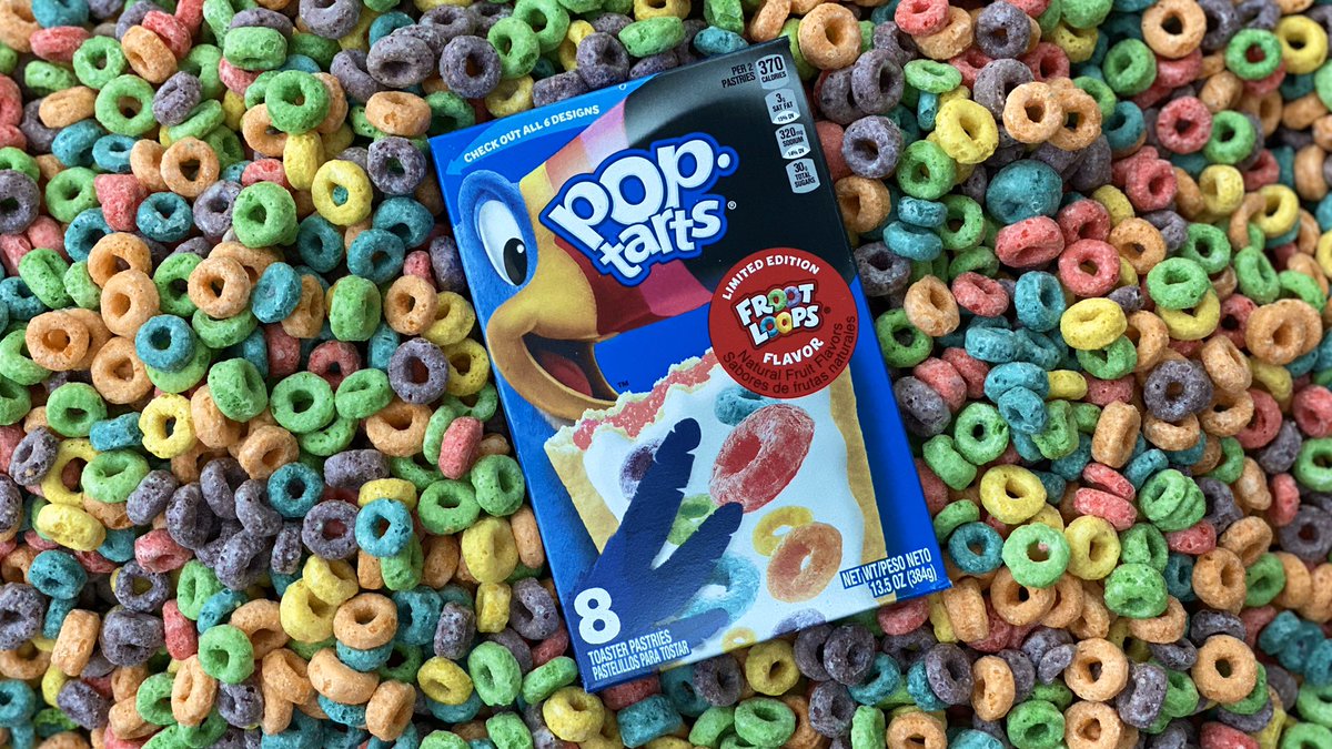 I’ve been working on this project for a while now. I am honored to share that these taste exactly like Froot Loops. Introducing Froot Loops Pop-Tarts. In stores now. Also, RT this if you are interested in dating me