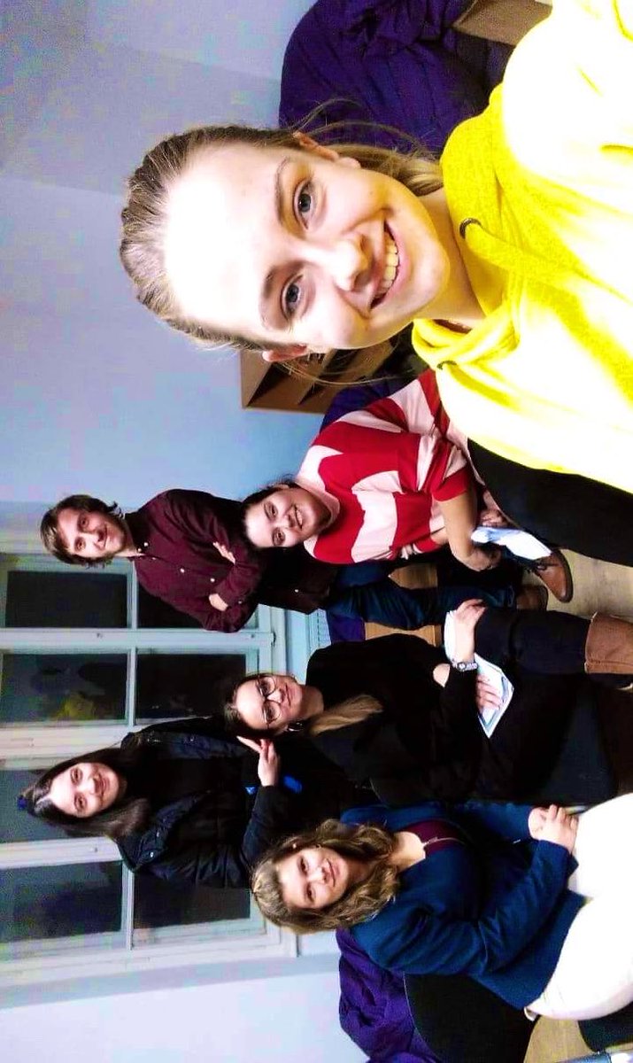 JaneRigula's tweet photo. Dnešná skúška bola plná zábavy ale aj konštrukcie. Už sa teším na premiéru 20.02.2020 o 18:00 #rusalka #theatre #students #university #comenius #slovakia https://t.co/2hQFEiHavF