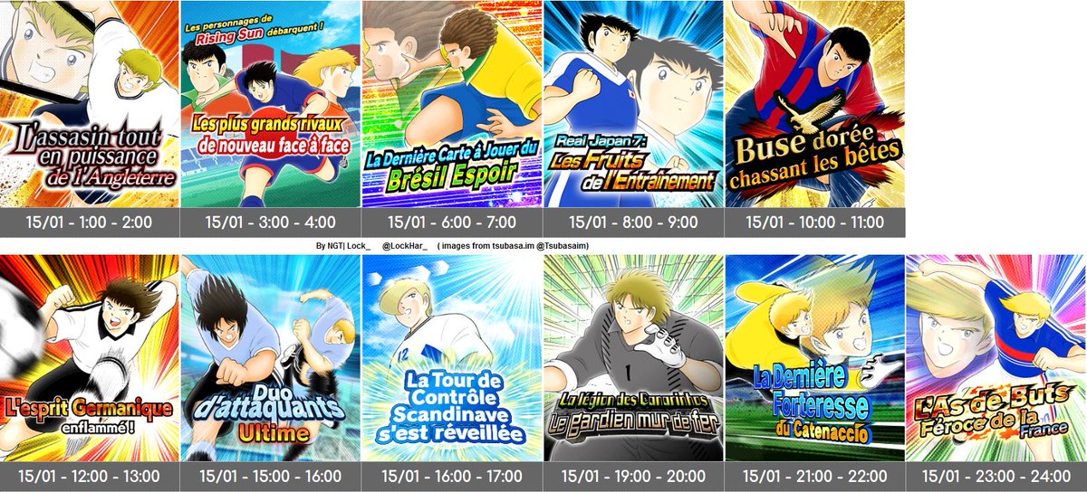 LockHar_'s tweet photo. Planning #RaidSSR 15/01 #CaptainTsubasaDreamTeam #TsubasaDT https://t.co/xLR8suGLbr