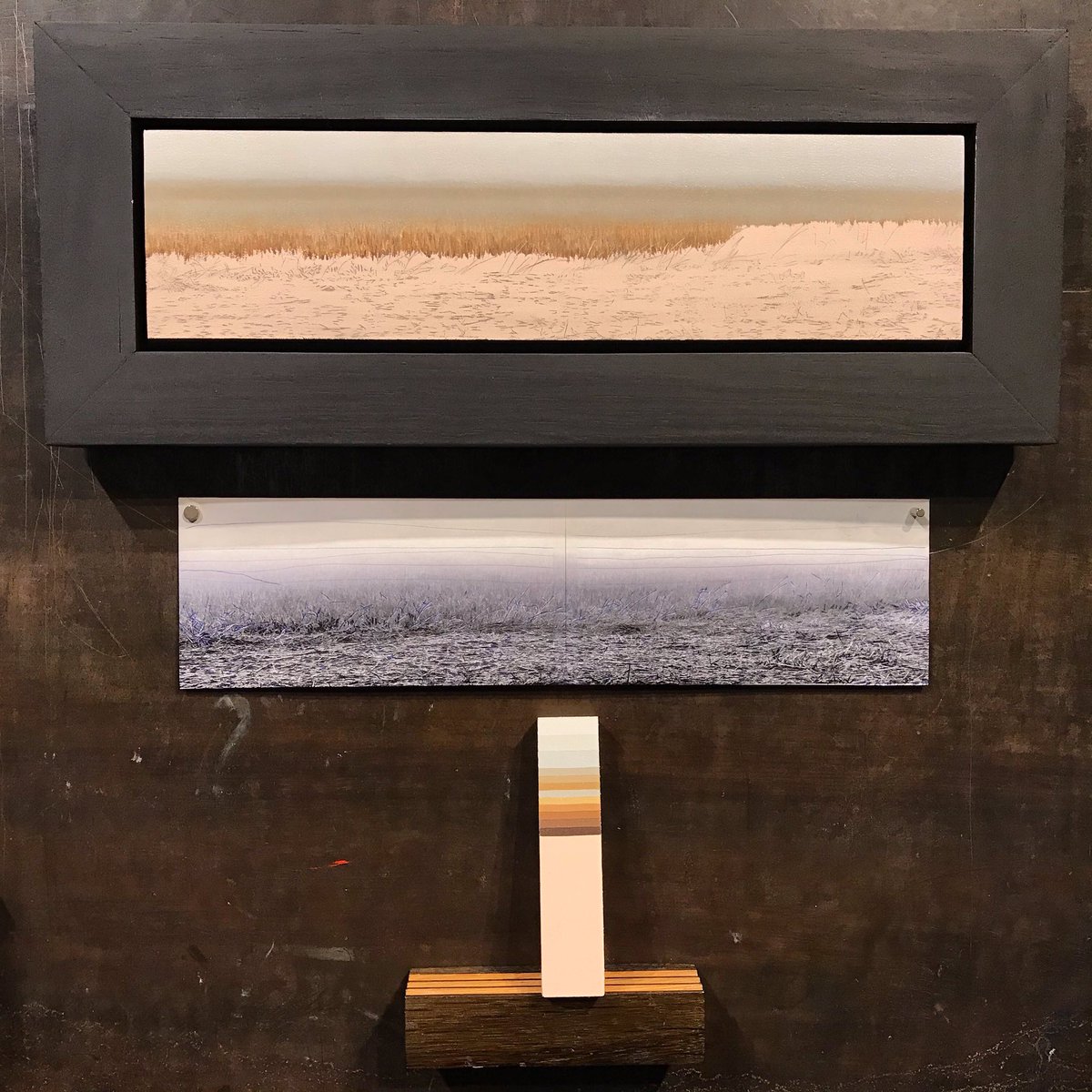 _jbboyd_'s tweet photo. This little painting is coming along nicely. Four by sixteen inches is a good space to paint in, and I’m enjoying all the fog of late as I paint this place. 

#spartina #fog #marshes #paintinginprocess #ontheeaseltoday #rlsart #jbboyd #instaart #colortheoryinpractice https://t.co/9ZLQ7jdRnQ