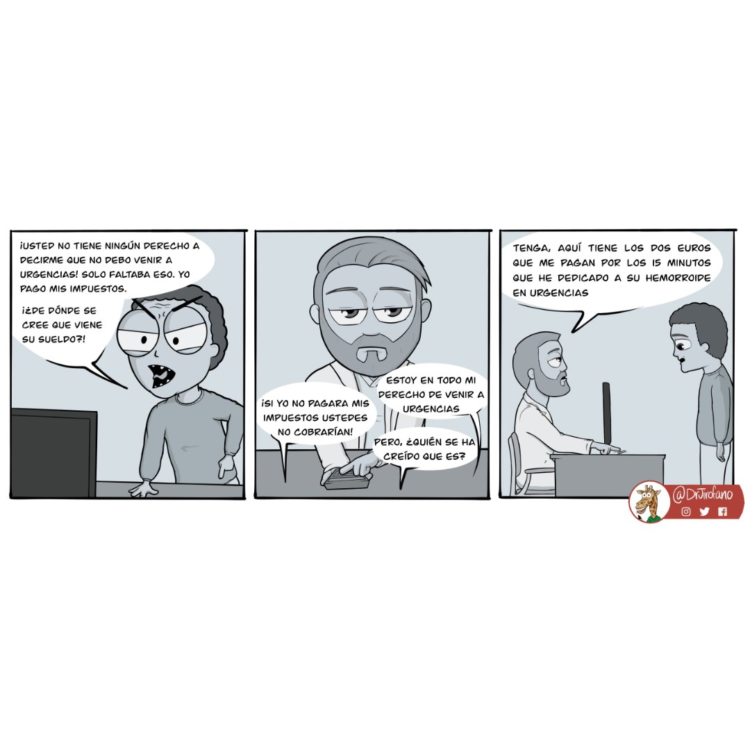 DrJirofano's tweet photo. Otra pequeña tira de cómic, seguimos probando!
#medicinagrafica #comic #medcomic #medicina #urgencias #drjirofano https://t.co/STYx7CpUFo