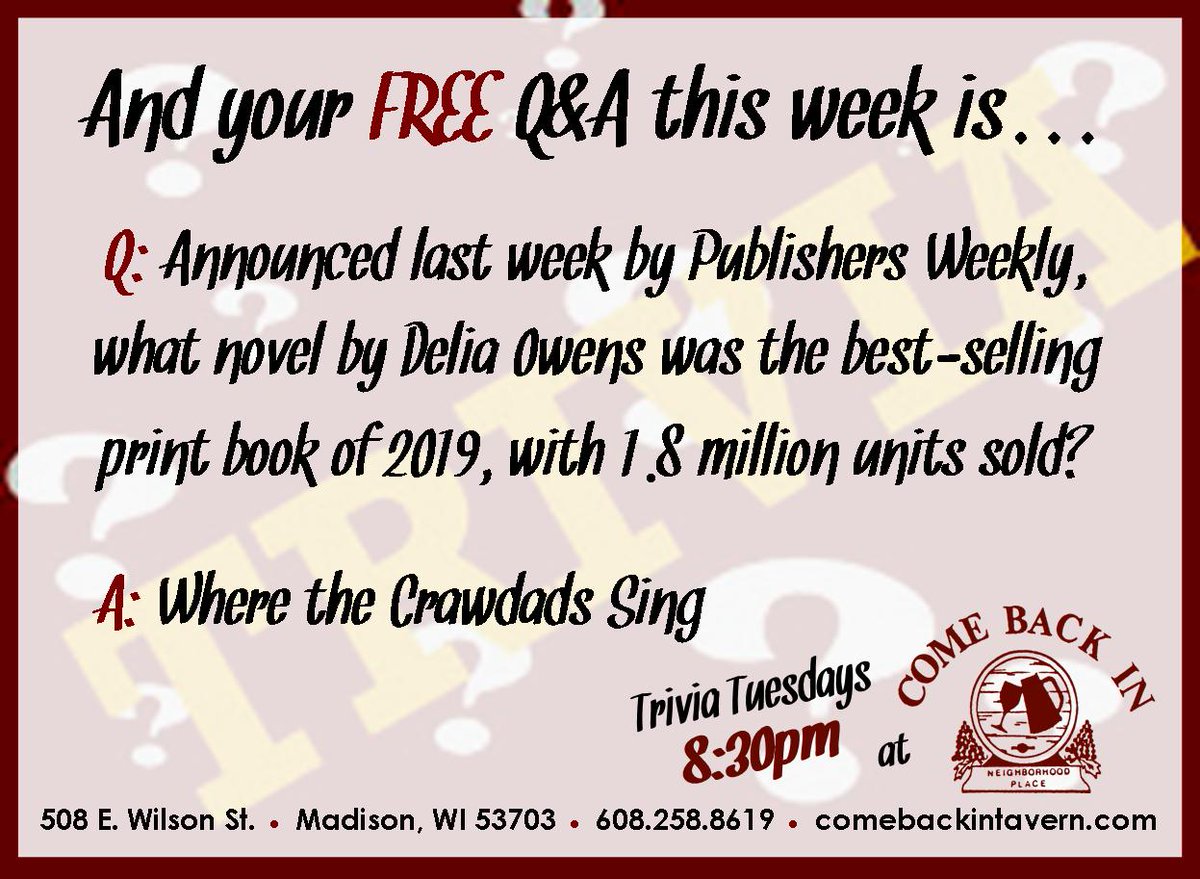 Come Back In Madison tweet media