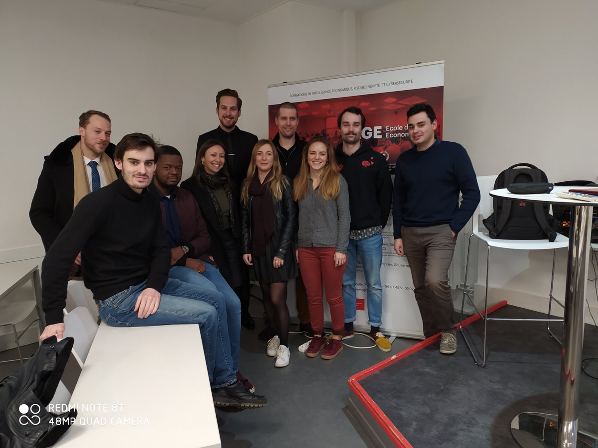 aege's tweet photo. Conférence Red Team à @ege_fr
Merci au club Cyber & Yves Duchesne de chez @acceis
pour sa présentation de leur solution Red Team.
Méthodologie et outil d' #audit de #sécurité , axé #pentest #osint #backdoor #googledorks #password_cracking #fishing #intrusionphysique https://t.co/IJtoluy4ri