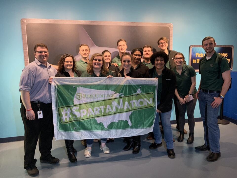 YCPAlumni's tweet image. Thank you James DiGuglielmo ‘17 @AdventureAqua for a great #SpartaNation site visit for our #YCPRoadCrew. Go Spartans!