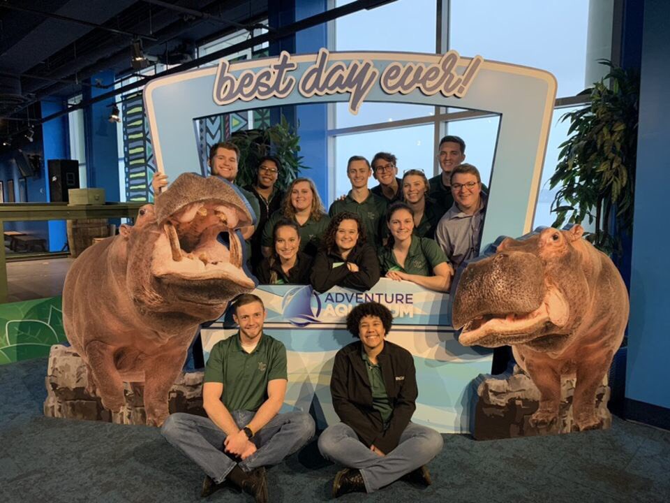 YCPAlumni's tweet image. Thank you James DiGuglielmo ‘17 @AdventureAqua for a great #SpartaNation site visit for our #YCPRoadCrew. Go Spartans!