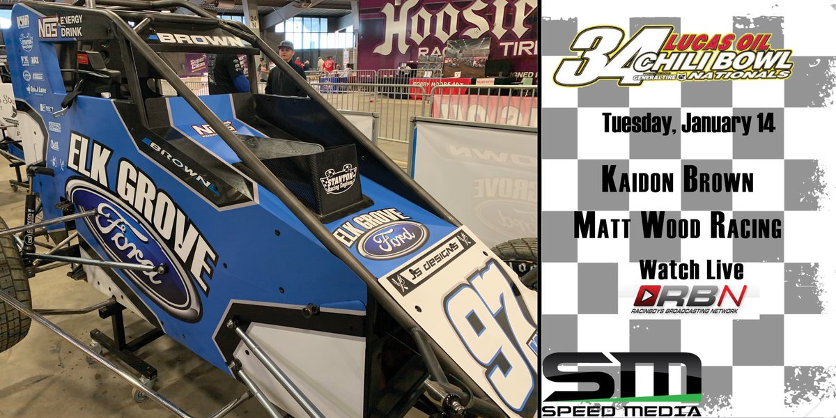 IT’S RACE DAY!🏁

🙎🏻‍♂️<a href="/KaidonBrown/">Kaidon Brown</a> 

🗓 January 14th 

📍Tulsa, OK

📲 Results here 

📌 <a href="/Speed_Media_/">Speed Media</a> 

#SpeedMedia