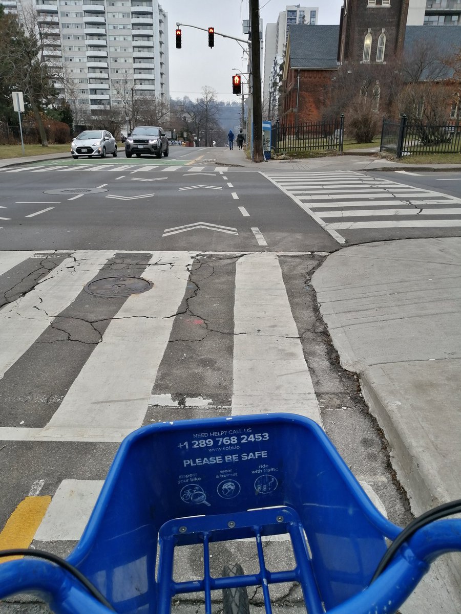 CameronKroetsch's tweet photo. Getting out to cycle during the "winter months" (today). I went to an appointment. I was even on Bay Street (and Hunter Street!). #HamOnt #TellCouncilHowWeCycle https://t.co/yD6LMdWNMp