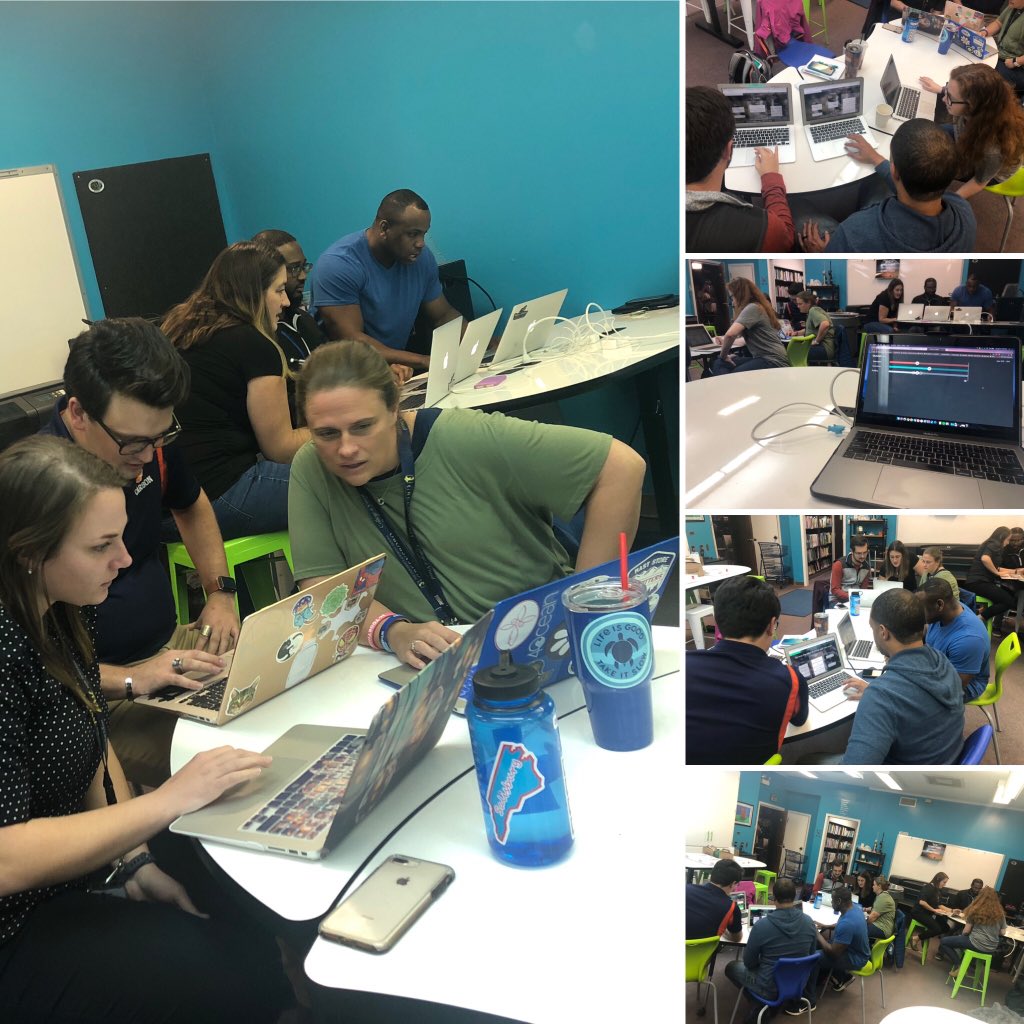 MrsDavis66's tweet photo. RSS band directors wrapping up a great day of PD with @quizlet LIVE competition! #rssartsandpe @Eisa_Cox https://t.co/4wOR3wTbqW