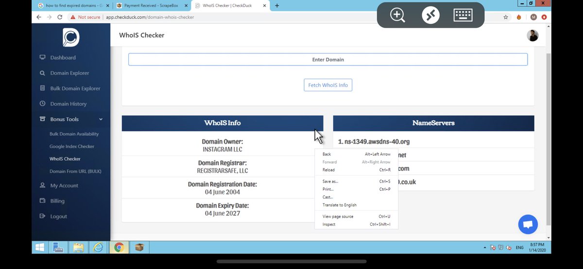 beingpraneet's tweet photo. Integrated Whois Feature to check Domain Details
More updates & feature coming soon
#checkduck #seo #seotools https://t.co/UEhlv5wPN5
