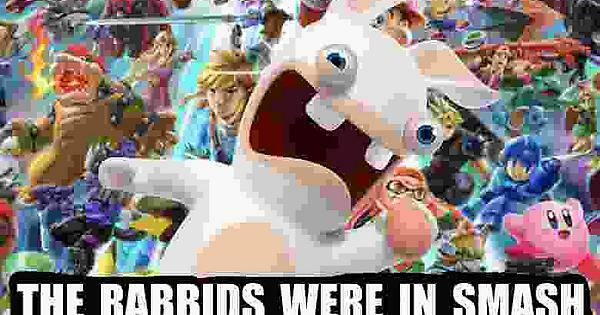 BwahRabbid's tweet photo. Another Tuesday! It's is time to add the rabbids to smash bros https://t.co/yLP6EM1g5A