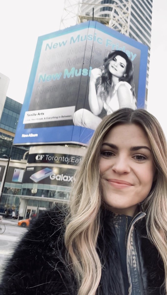 So much love to <a href="/Spotify/">Spotify</a> for all of their support! Got to go see the Billboard in Toronto and 🤯🤯🤯
Listen to #TA2 on Spotify now: smarturl.it/TA2/Spotify 💚
<a href="/SpotifyCanada/">Spotify Canada</a>