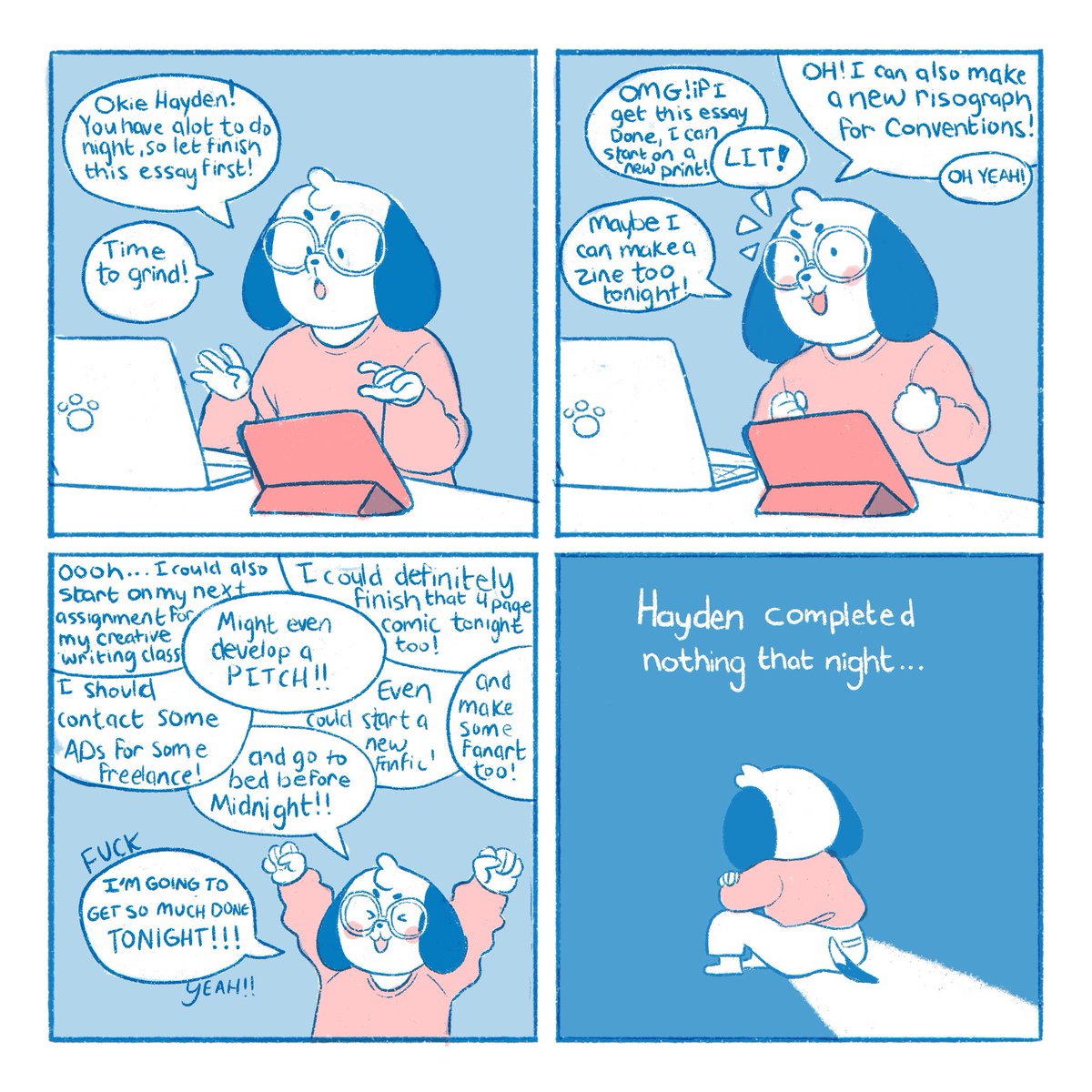 I also make zine and sequential work! Here are some samples from my most recents personal work