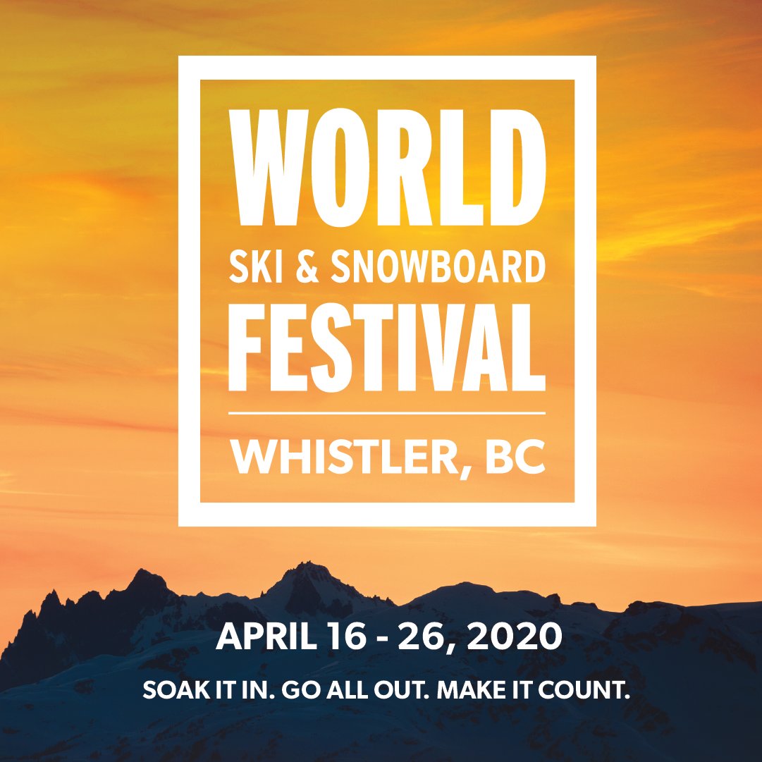 🚨JUST ANNOUNCED 🚨

The World Ski and Snowboard Festival is returning for its 25th edition April 16 - 26, 2020. More details will be released in the coming weeks. 

Soak it in. Go all out. Make it count. 

<a href="/gibbonswhistler/">Gibbons Whistler</a>

 #OnlyinWhistler #WSSF #Whistler