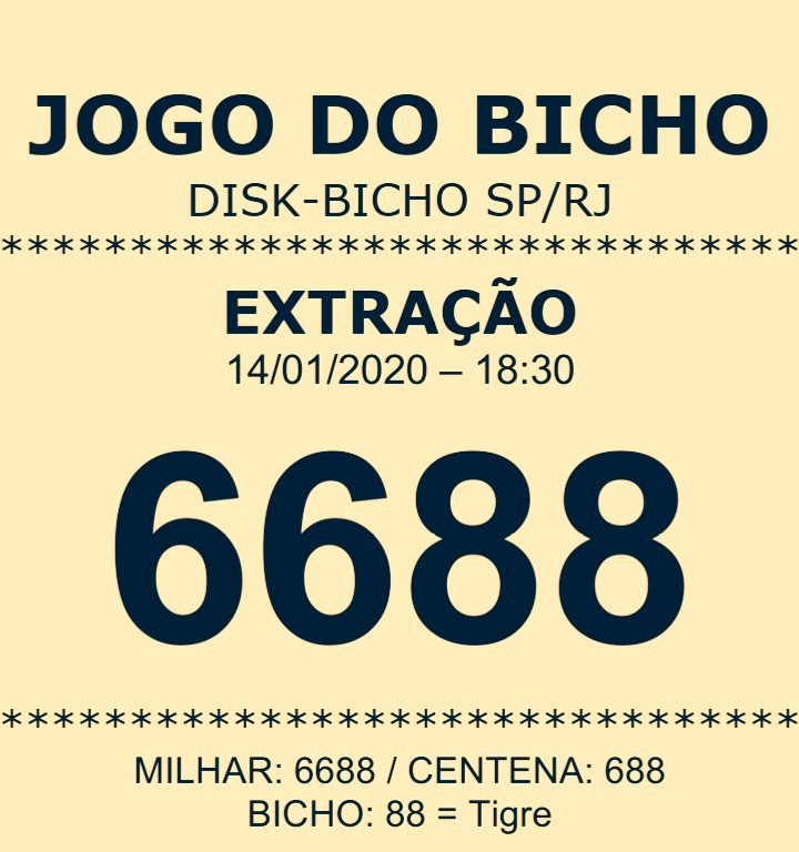 Jogo Do Bicho Sp-rj