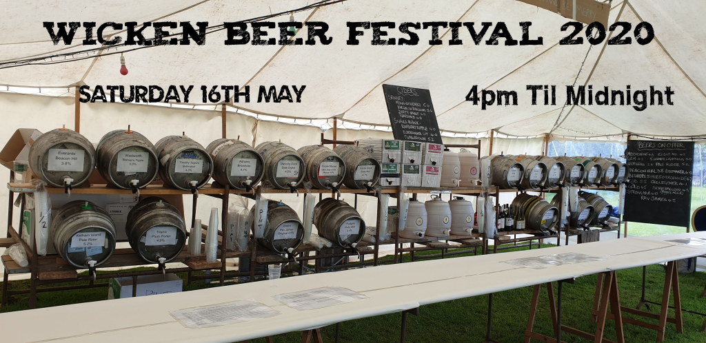 WickenBeerFest's tweet photo. Announced: Wicken Beer Festival 2020 https://t.co/KZvLnGGmnj https://t.co/hFDZVznw4y