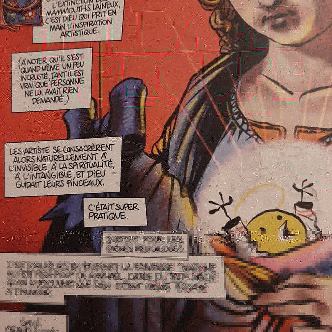 CieAile's tweet photo. La faute d'orthographe "les artiste" est-elle choisie ?
Nouveau #manularcenet dans ma collection de #bandedessinee 
Bédé pleine d'humour, une soirée sympa avec les cageot-goujon
 #therapiedegroupe #lideedusiecle #letoilequidanse #nietzsche #humour #despression @EditionsDargaud https://t.co/UP0VBehcjP