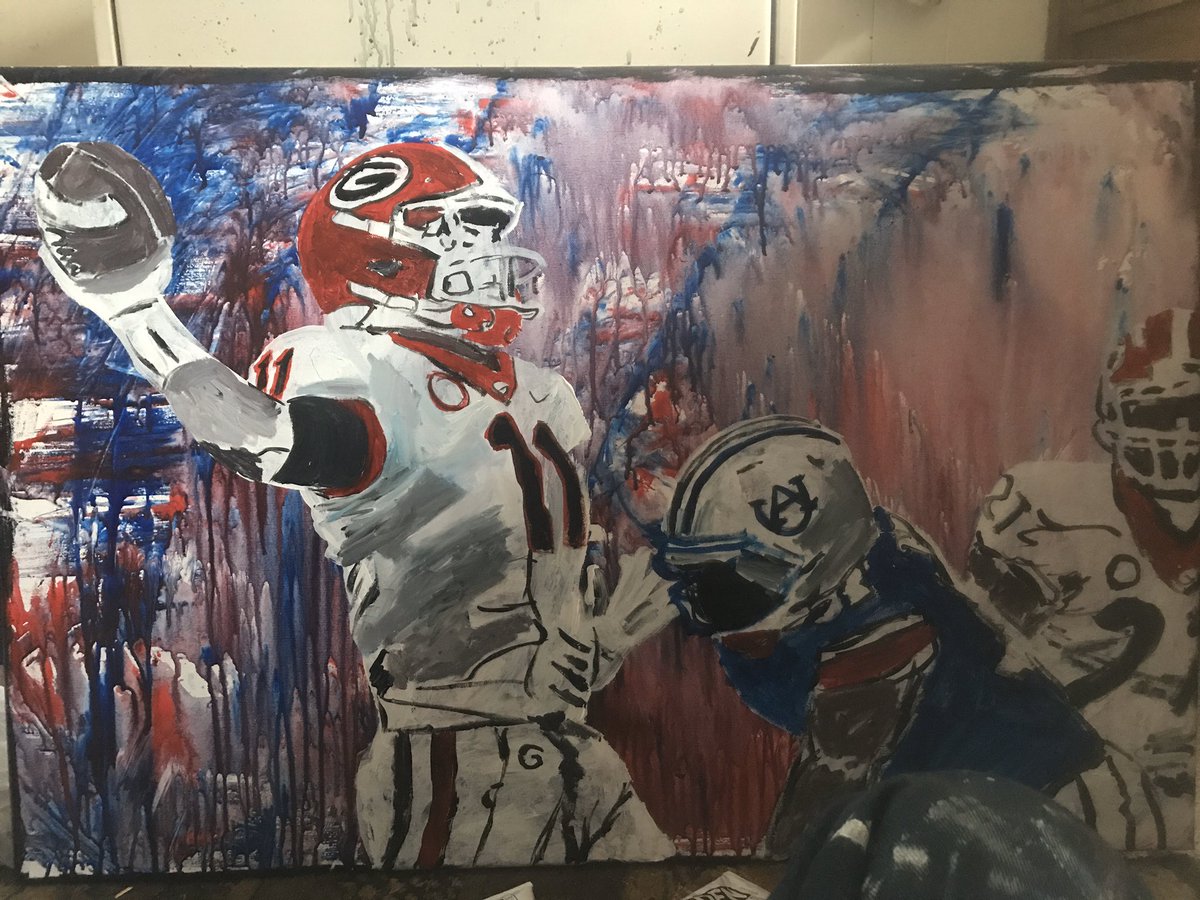cbarkeratl's tweet photo. Working on 2 Uga’s, Fromm, and the Rose Bowl flyover today. Send pizza and energy drinks. #GoDawgs https://t.co/LCnJ0YBVPG
