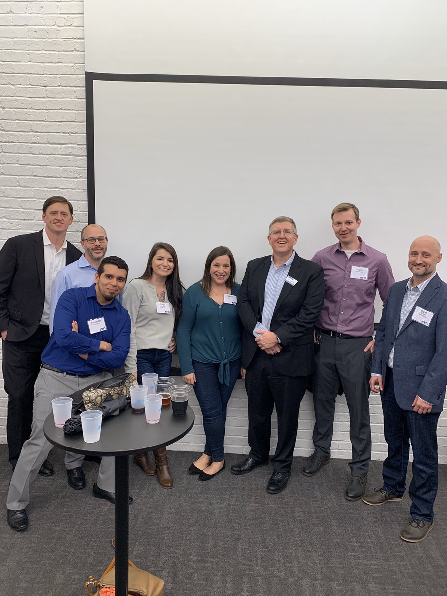Aarons_Tech's tweet photo. Packed house at the ATP - Atlanta Technology Professionals  event tonight! Bridging the Gap: Translating the Language of Technology for Business. #atpconnect #BestPanelof2020SoFar https://t.co/kYVH0RG9X1