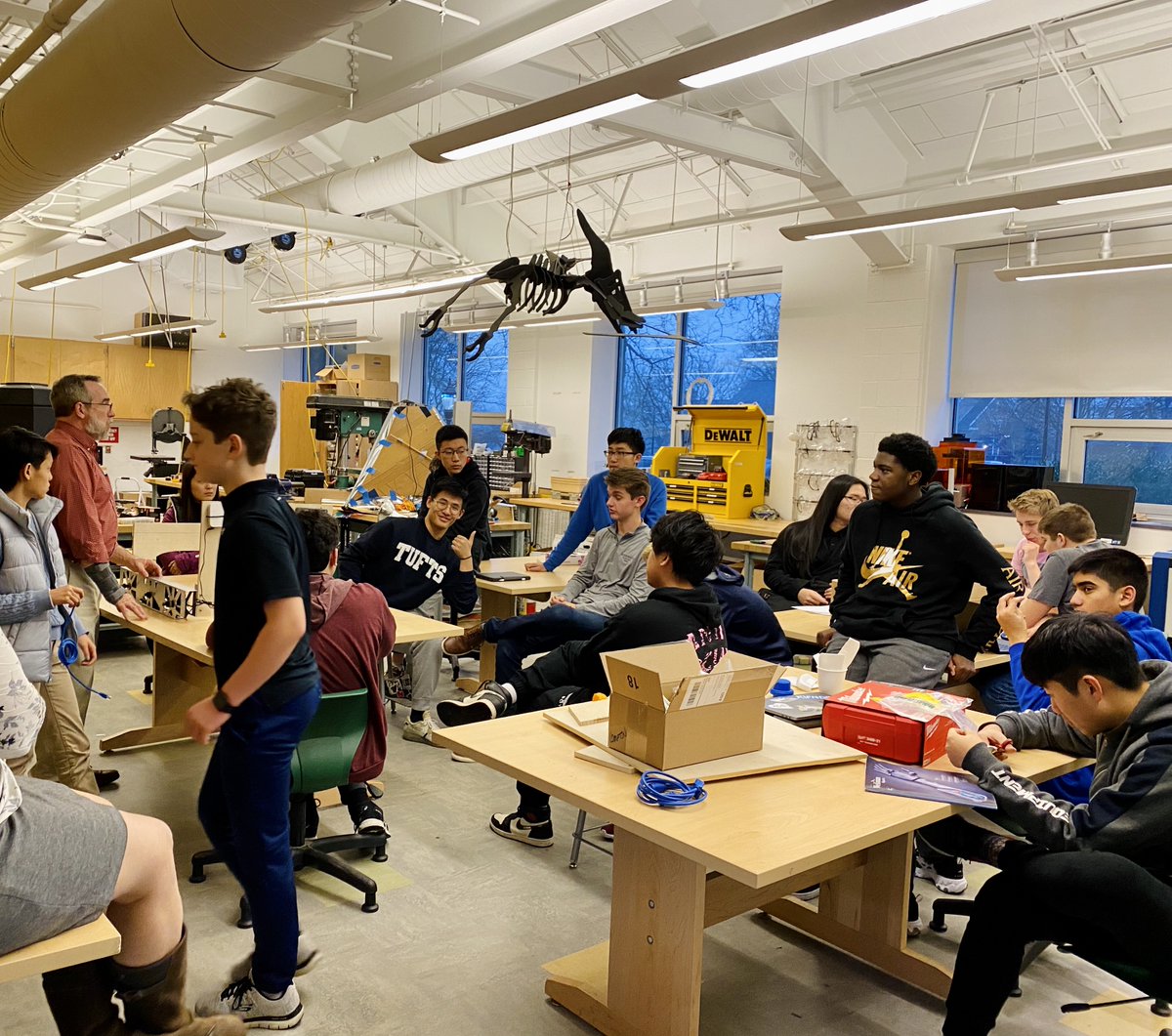 2020 off to a great start, already making strides on the new robot! #FIRSTherewecome <a href="/WesttownSchool/">Westtown School</a>