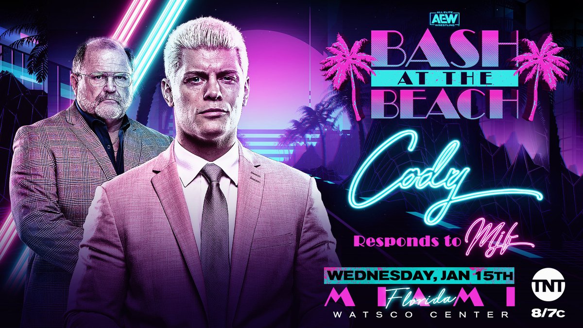 AEW Dynamite Bash At The Beach Results (1/15) - Miami, FL