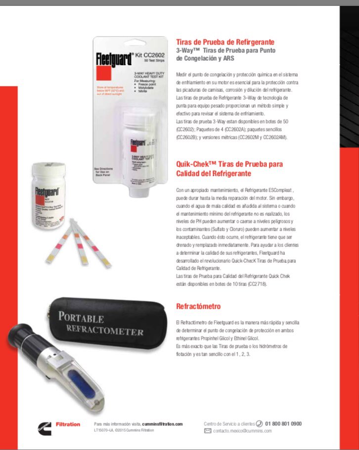 filtroxpress's tweet photo. OFERTON!!!
50 test stripes y refractómetro Fleetguard $3,000 + IVA, entrega inmediata https://t.co/OrtMiepQlg