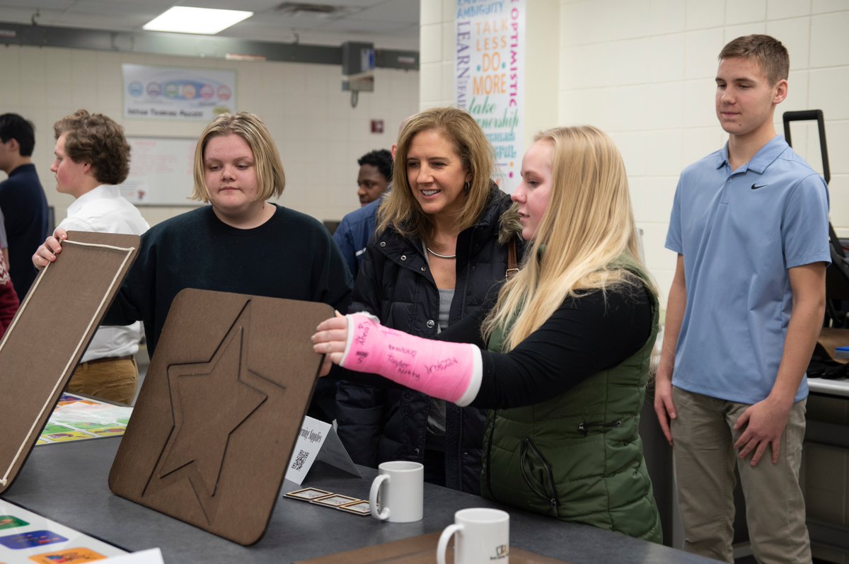 isd719's tweet photo. Fab Lab students hosted an Innovation Showcase today.

Students worked in groups to create products that meet real-world needs for elementary students with special needs.

#WeArePLSAS #RelationshipsMatter #FutureReady

Prior Lake High School https://t.co/I9KjIhrPfL
