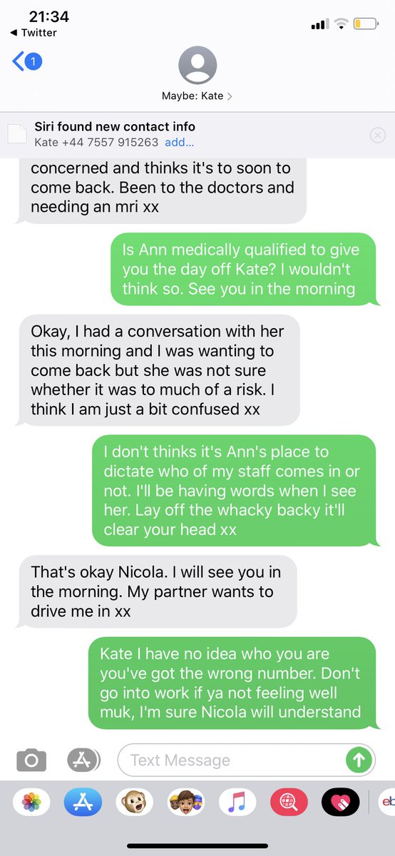 daz_ste's tweet photo. Someone text me thinking I was their boss and I just couldn’t help it 🤣 https://t.co/Ct3J5CPj8p