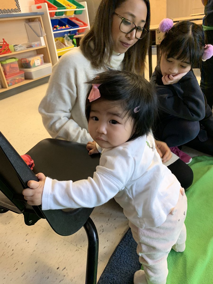 RolfeCYC's tweet photo. Today we learned that baby Emma has yet to sleep through the night BUT she can sit up by herself, stand while holding on to furniture and she can crawl backwards! We love watching our @RootsofEmpathy baby Emma grow! #7monthsold #sleep #transitionalobject https://t.co/lJnNYwQWqZ