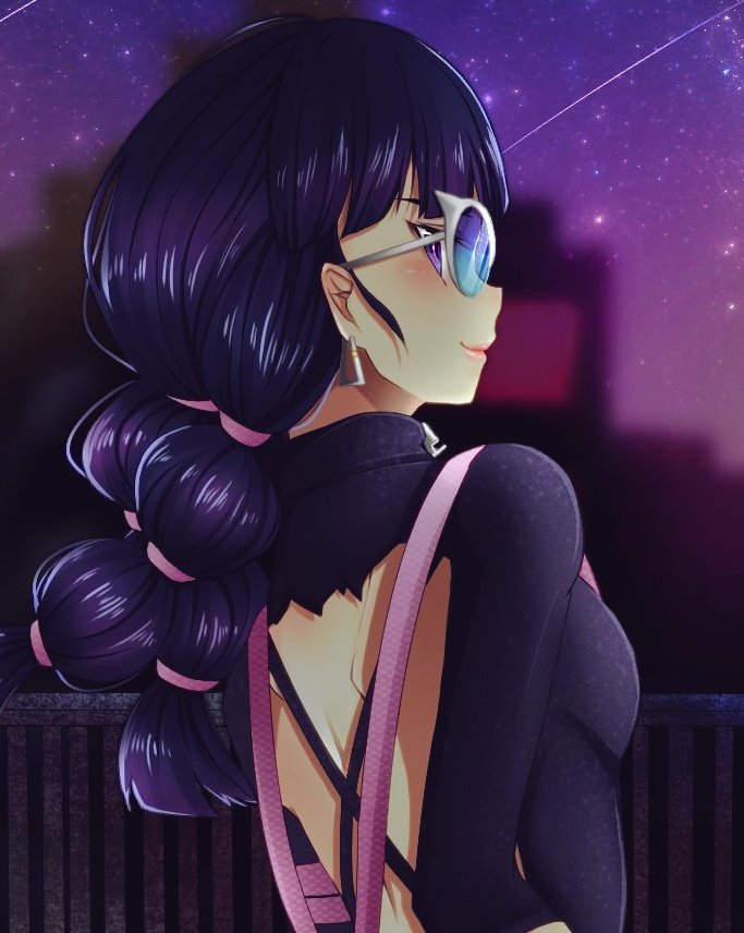 旦那の注文で描いたシックちゃん💋 #Fortnite #FortniteArt #フォート