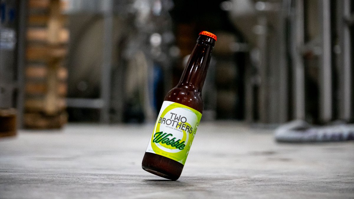 TwoBrothersBeer's tweet photo. Need a break from IPAs loaded with fruit, lactose and everything else? How about an IPA loaded with actual hops? #TwoBrothersBrewing #WobbleIPA https://t.co/NEdQGIRxZF